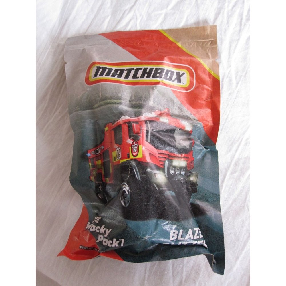 New Matchbox Sonic Wacky‎ Pack Collectible Blaze Blitzer Construction Truck Red
